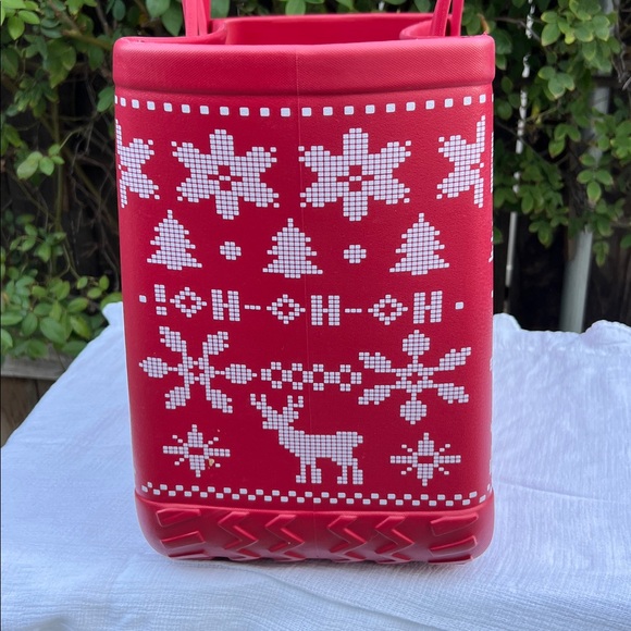 BOGG BAG Red Tote with White Pattern - Picture 8 of 16